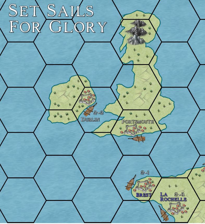 Set Sails for Glory: A Solitaire Game of Naval Adventure during the Age of Nelson PRINT AND PLAY
